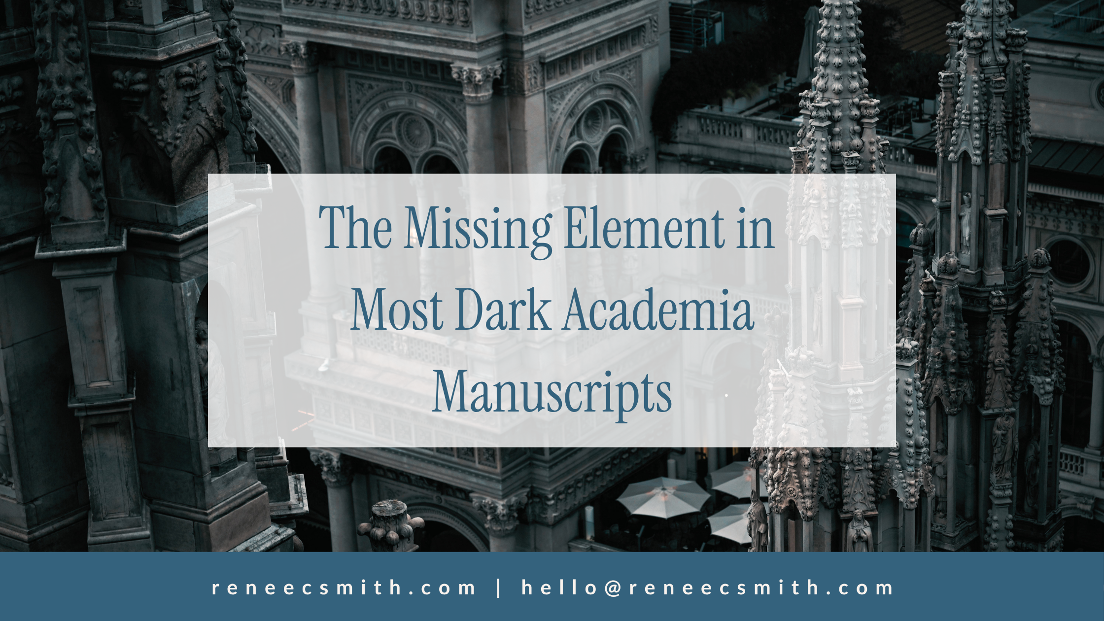 The Missing Element in Most Dark Academia Manuscripts